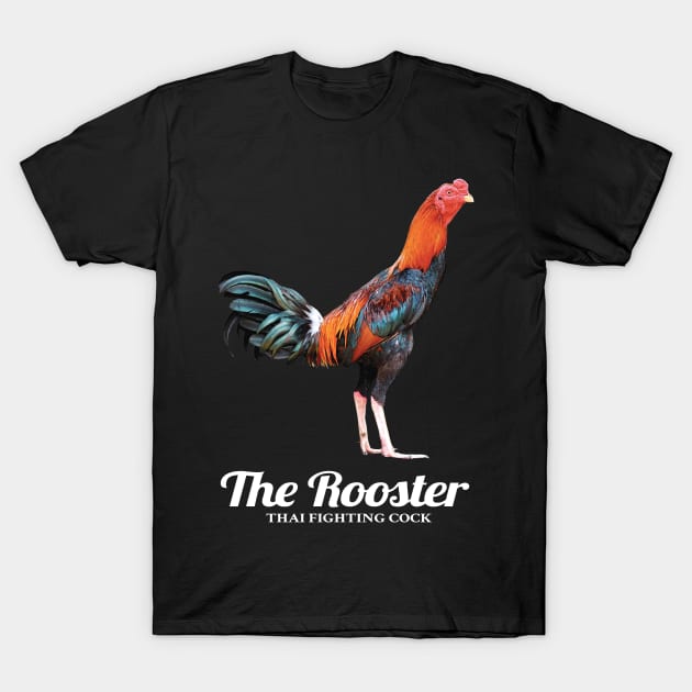 Thai Fighting Rooster T-Shirt by KewaleeTee